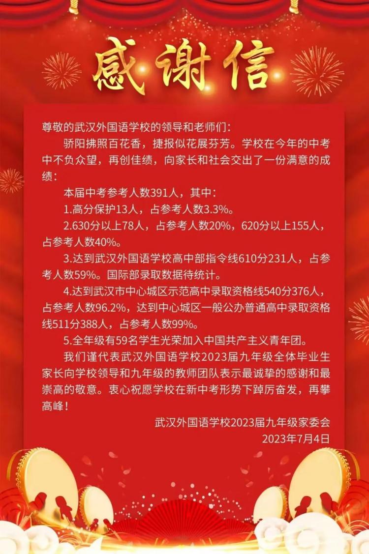 华一系VS外校系！武汉10大名初数据全方位对比！