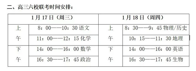 武汉2024届高三六校联考今天开考！